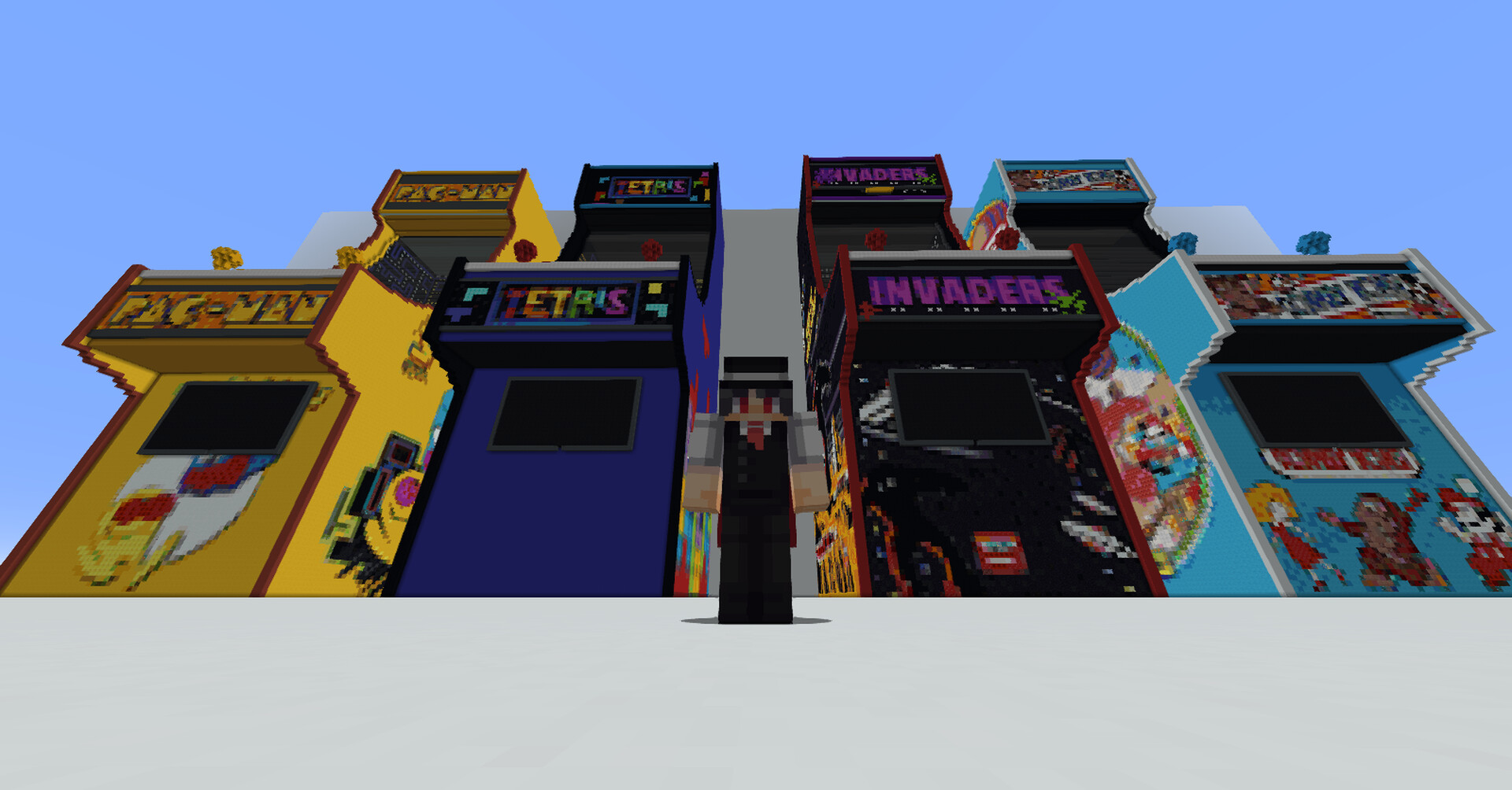 Pack 4 ArcadeMachines Minecraft Map