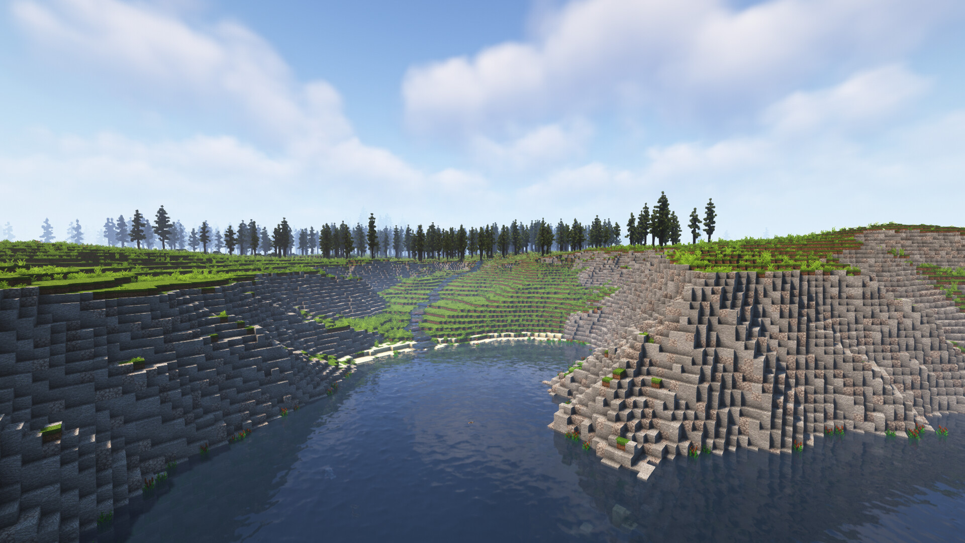 Massive World Painter Island Minecraft Map