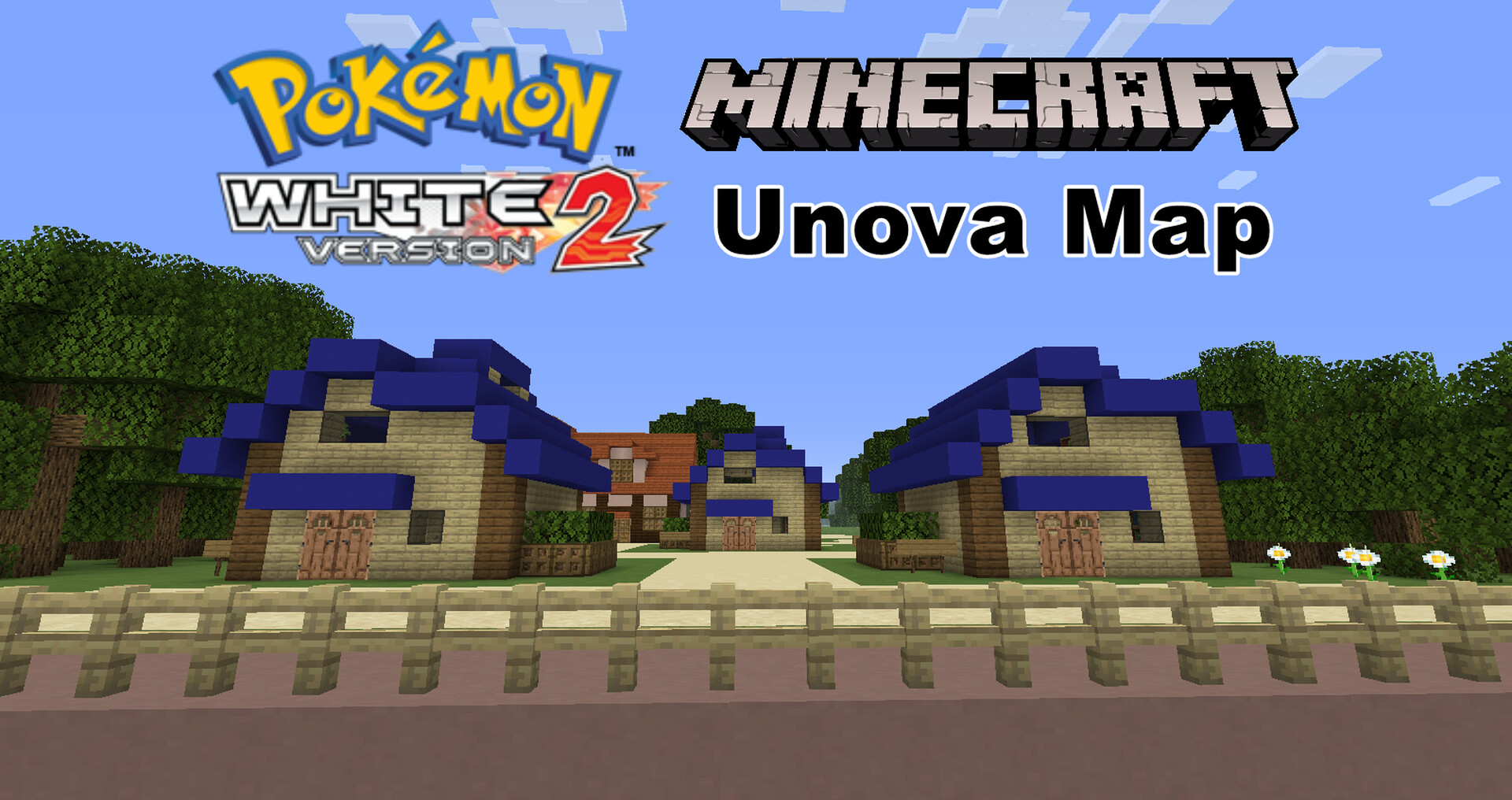 Pokemon White 2 Unova Region Map Minecraft Map