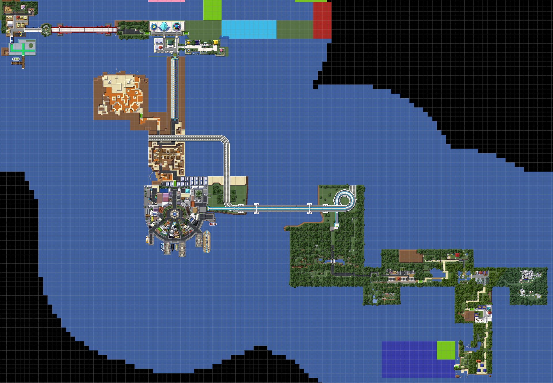 Pokemon White 2 Unova Region Map Minecraft Map