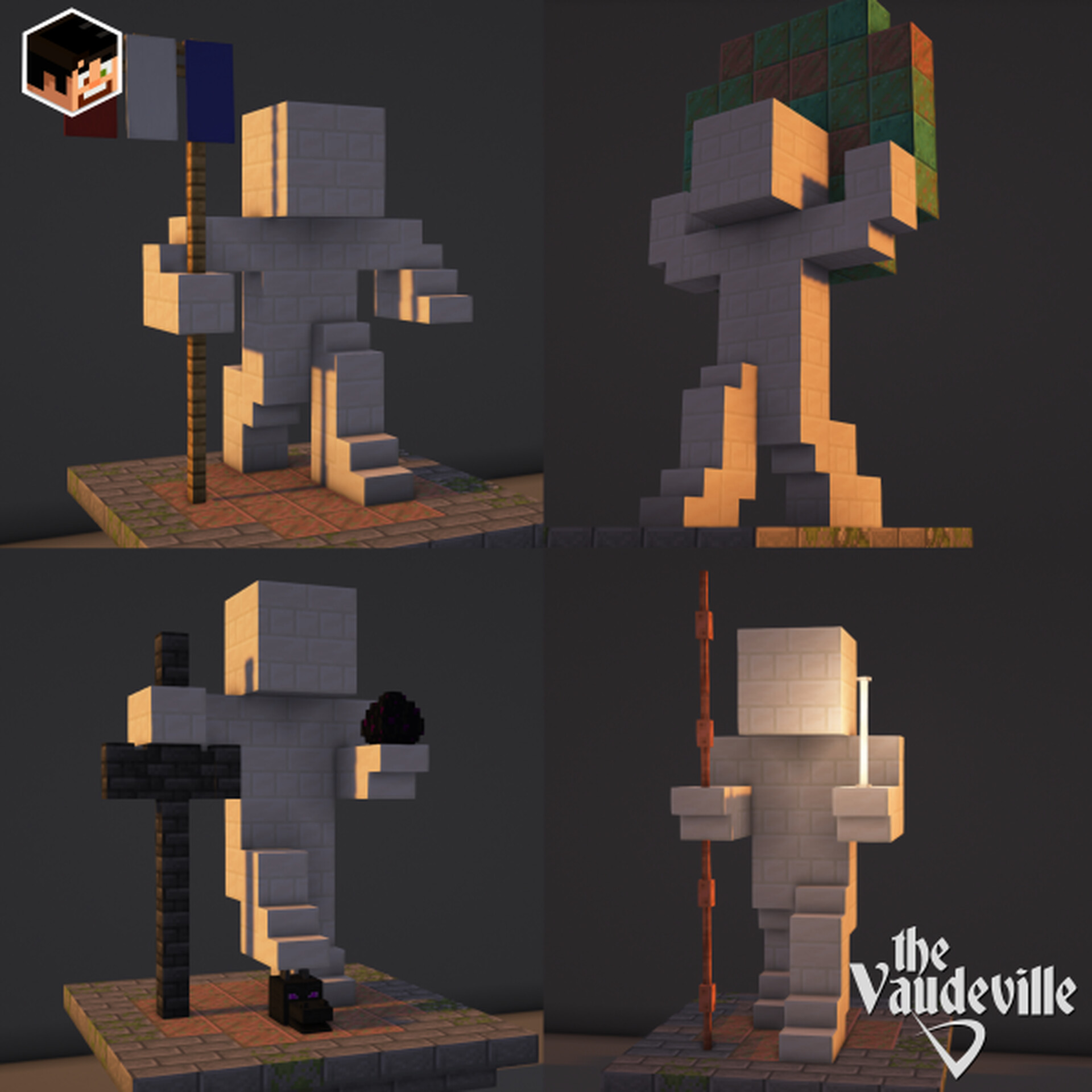 Stone Statues Minecraft Map