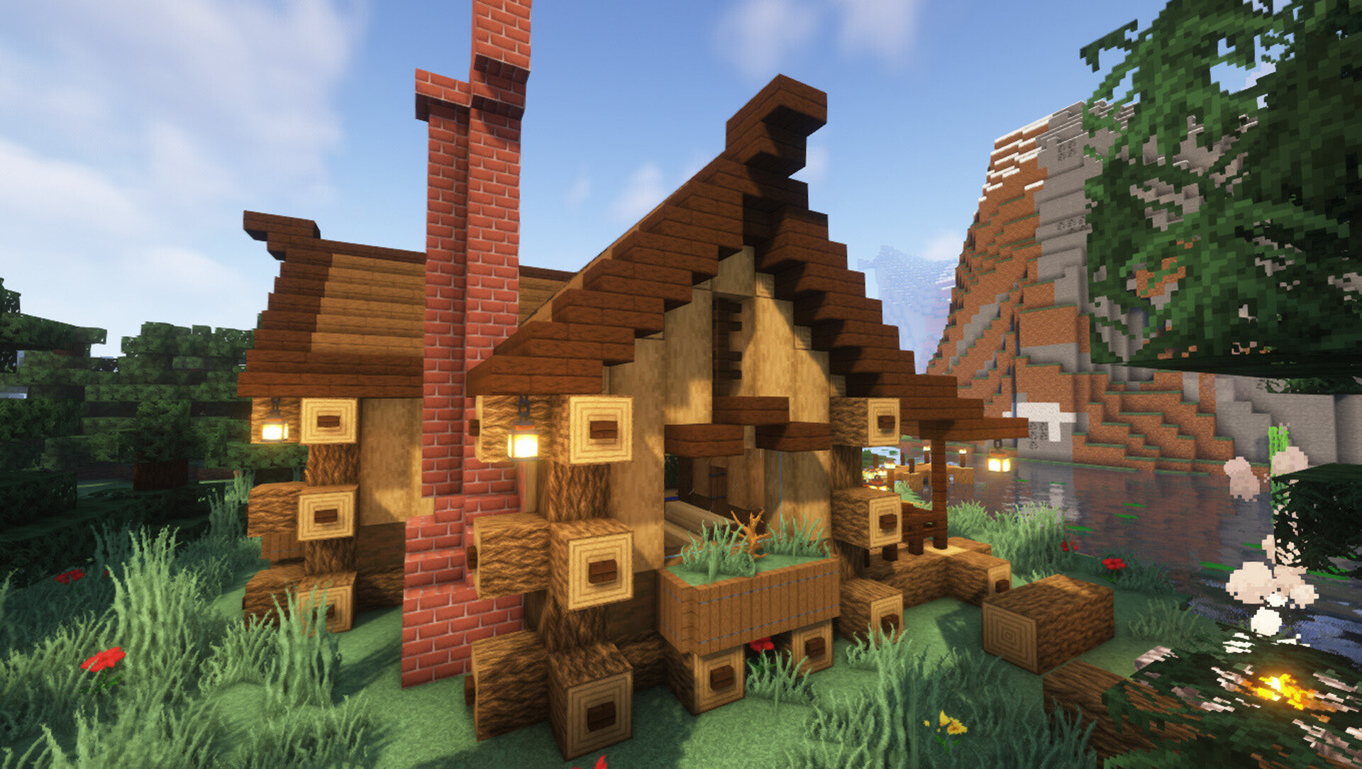 Jungle House (Java & Bedrock) Minecraft Map