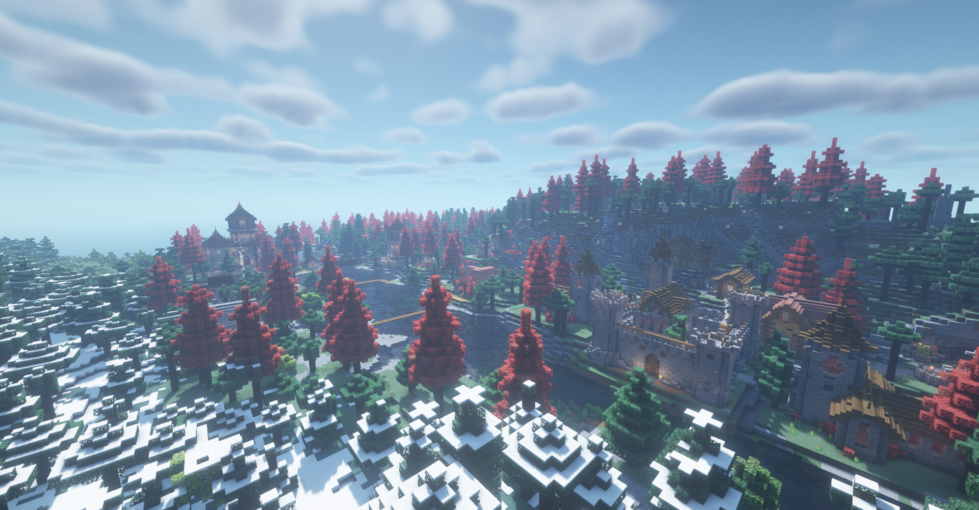 Survival structures Terralith Minecraft Map