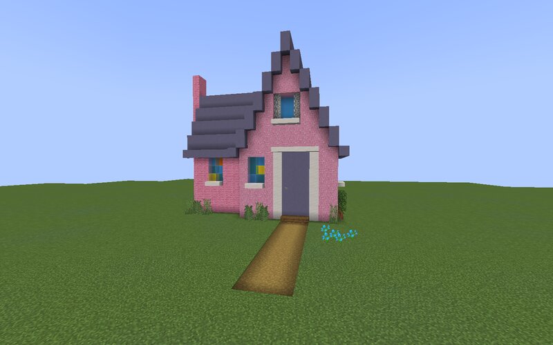 Clifford the Big Red Dog Emily's House (schematic) Minecraft Map