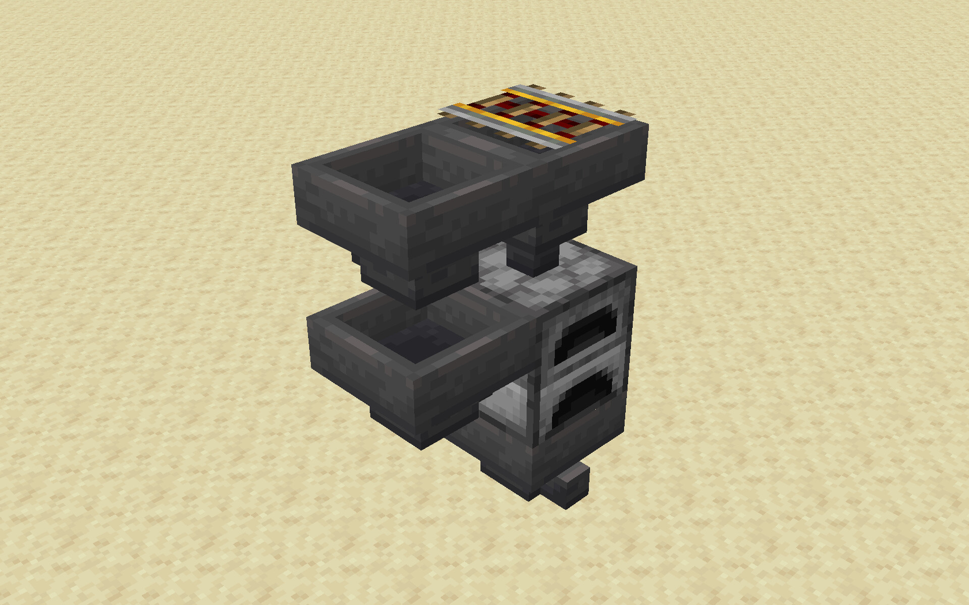 A SelfRefueling Charcoal Refinery Minecraft Map