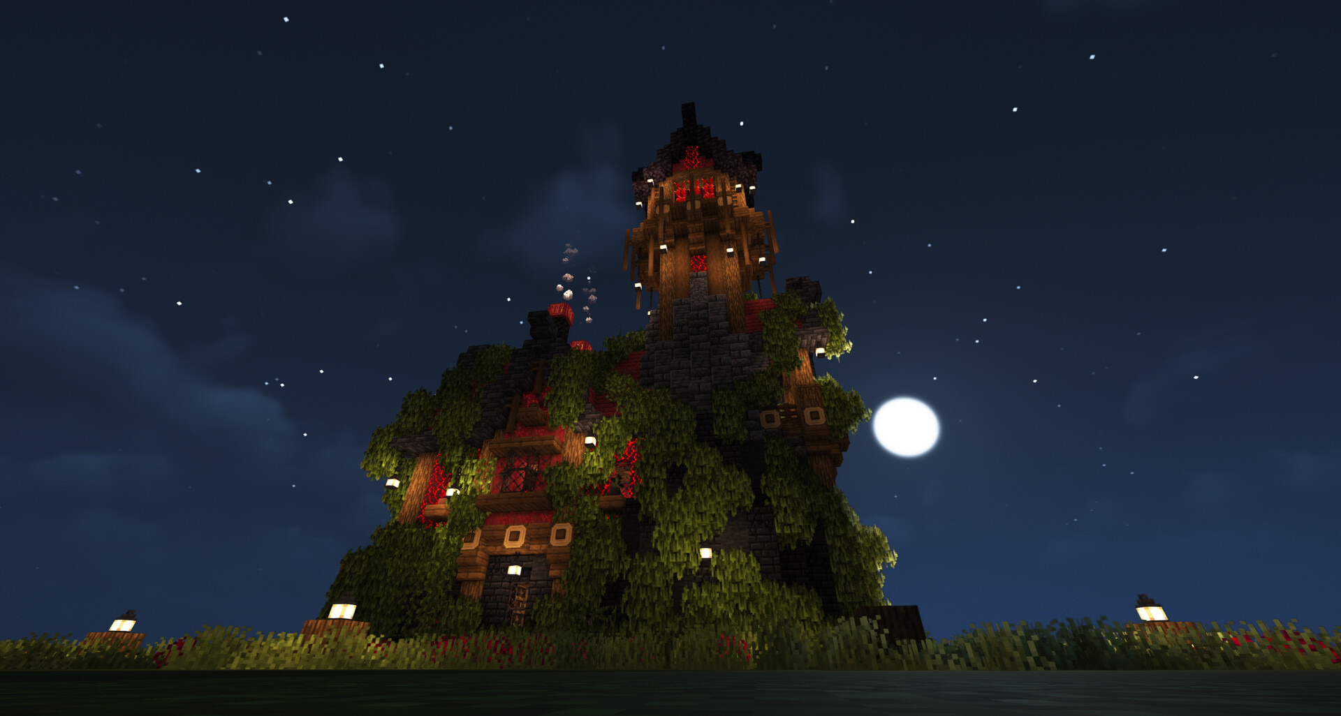 Medieval Fantasy Wizard Tower ''Special Build" [Schematic] Minecraft Map