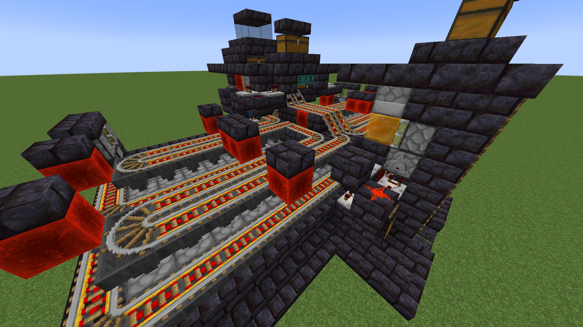 Automatic Furnaces Minecraft Map