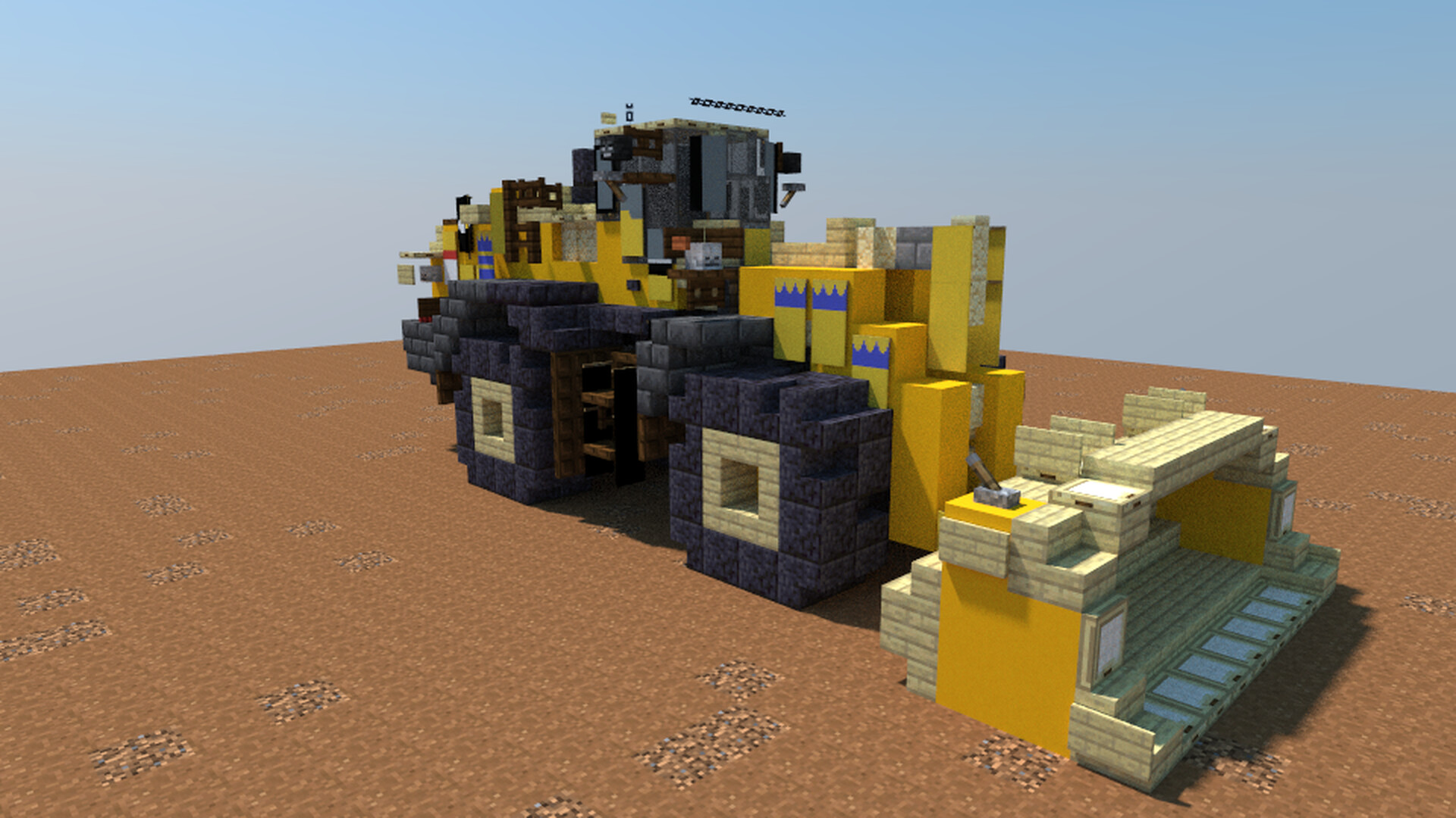 Komatsu WA500-8, Wheel loader [With Download] Minecraft Map