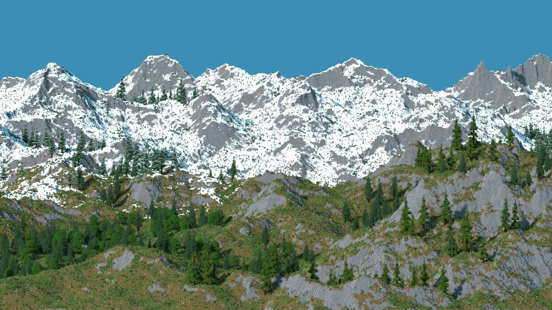 Survival map [5000x5000] World painter Minecraft Map