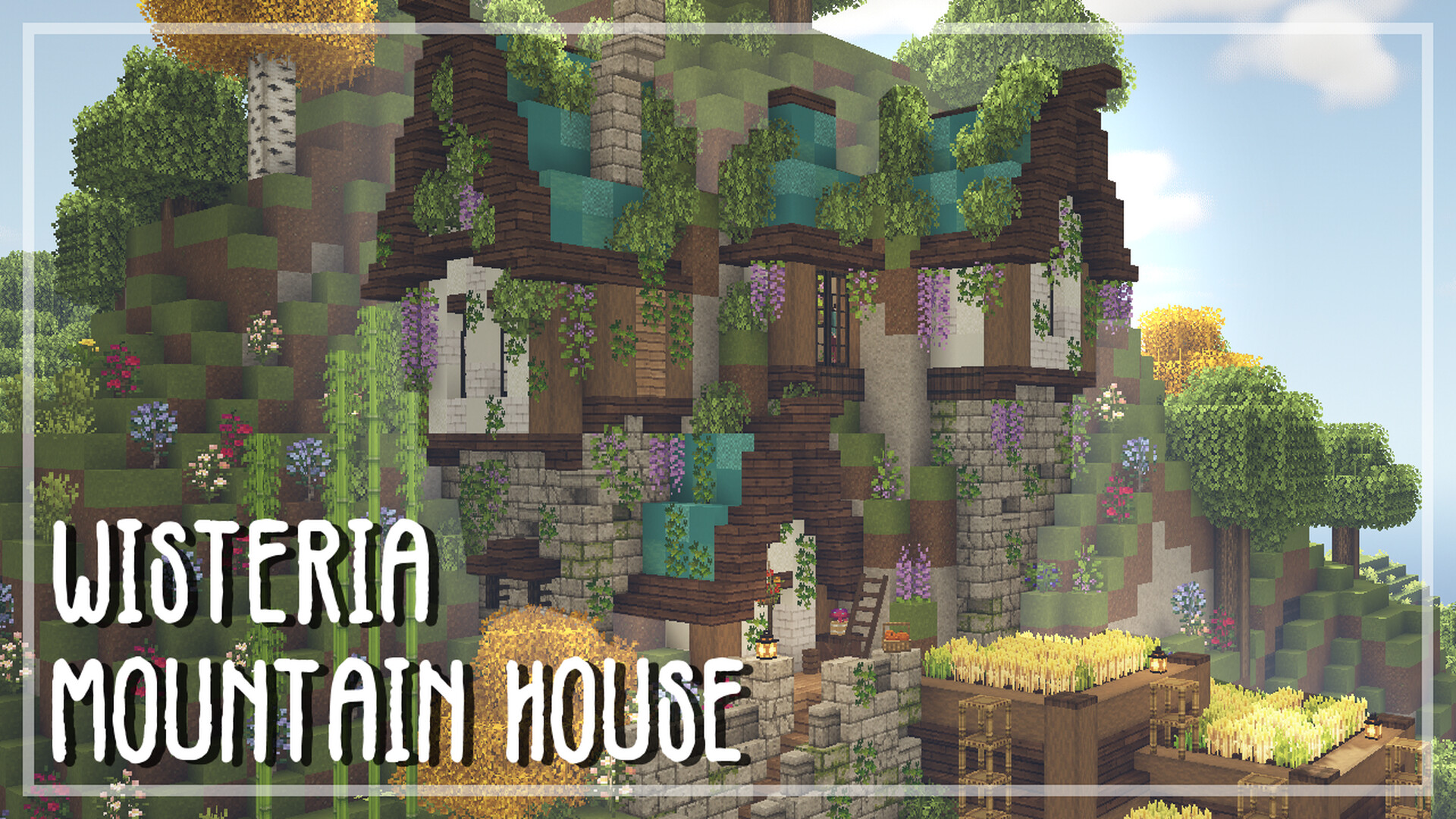 🌿 wisteria mountain house Minecraft Map