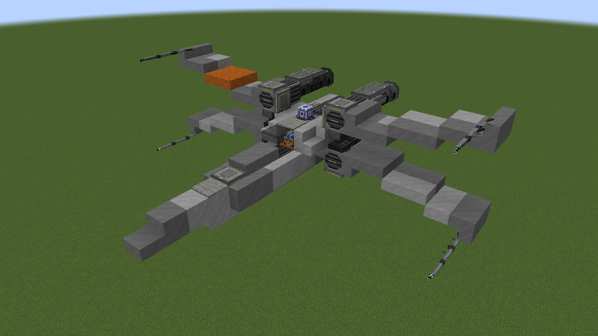 Custom XWing Star Wars Minecraft Map