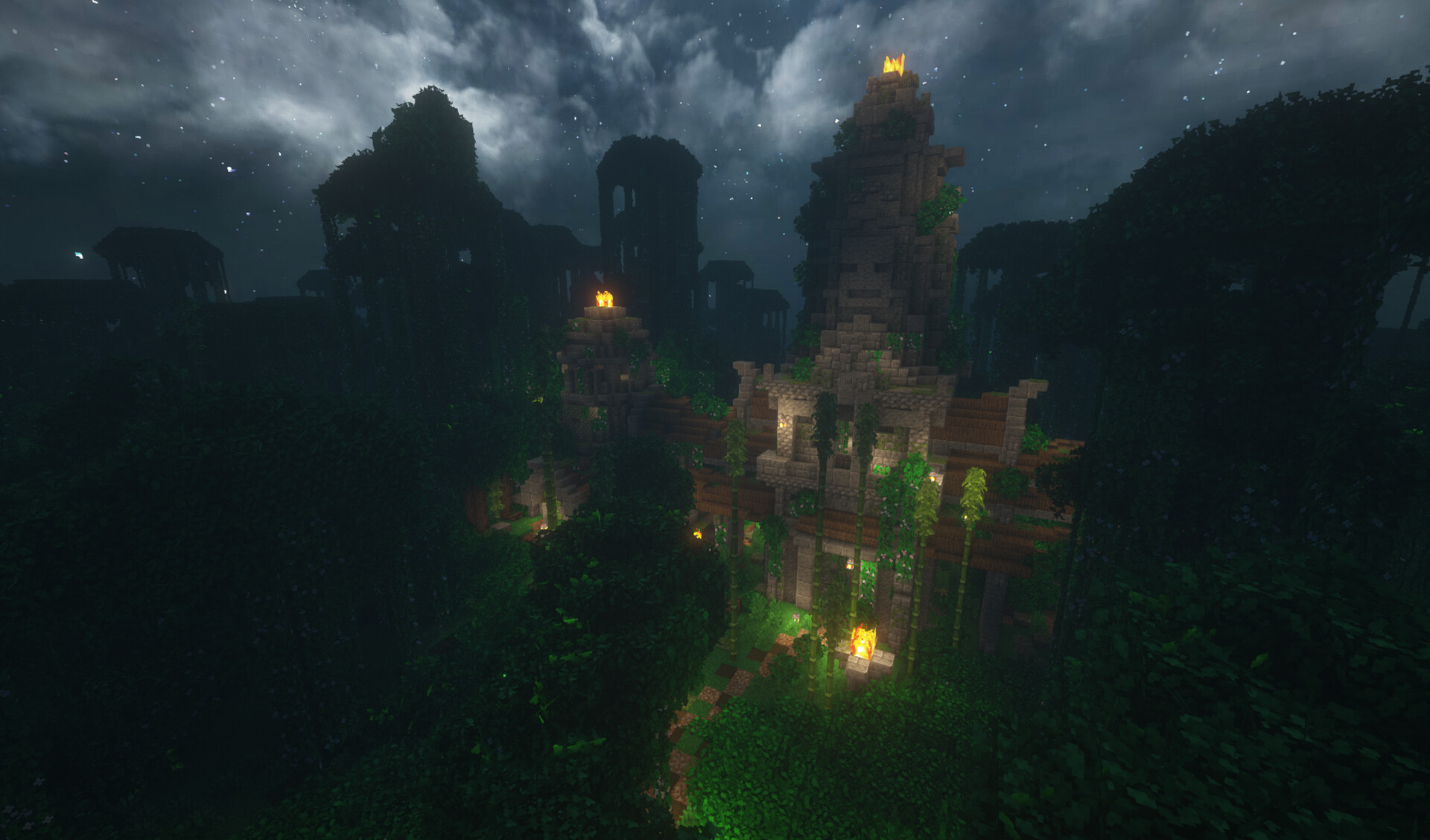 Ancient Jungle Temple Minecraft Map
