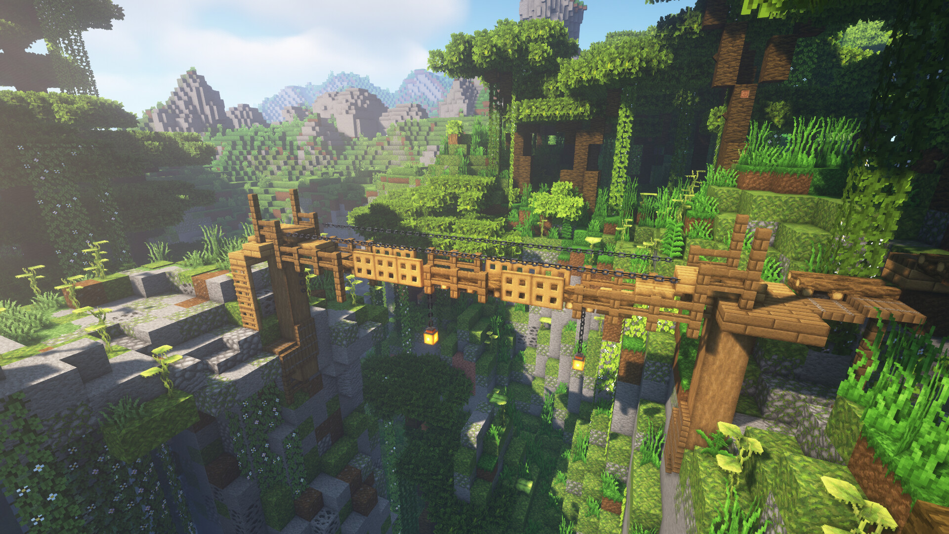 How to build a little Bridge Minecraft Map