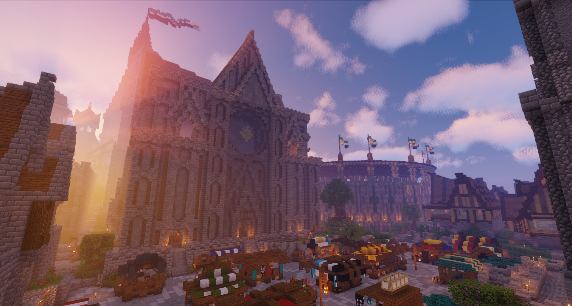 Nuvallen Capital of the Simulami Empire (Stoneworks) Minecraft Map