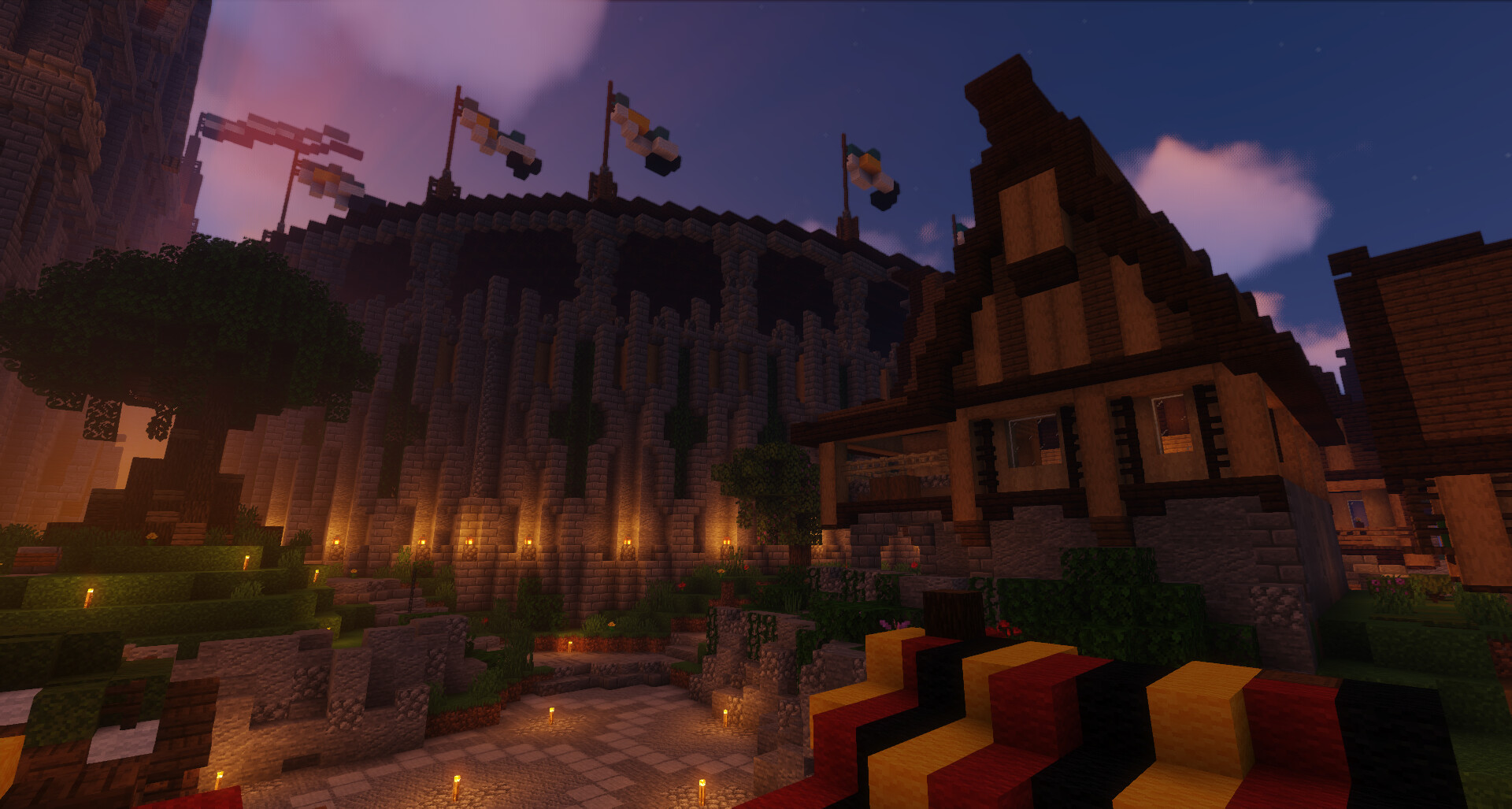 Nuvallen Capital of the Simulami Empire (Stoneworks) Minecraft Map