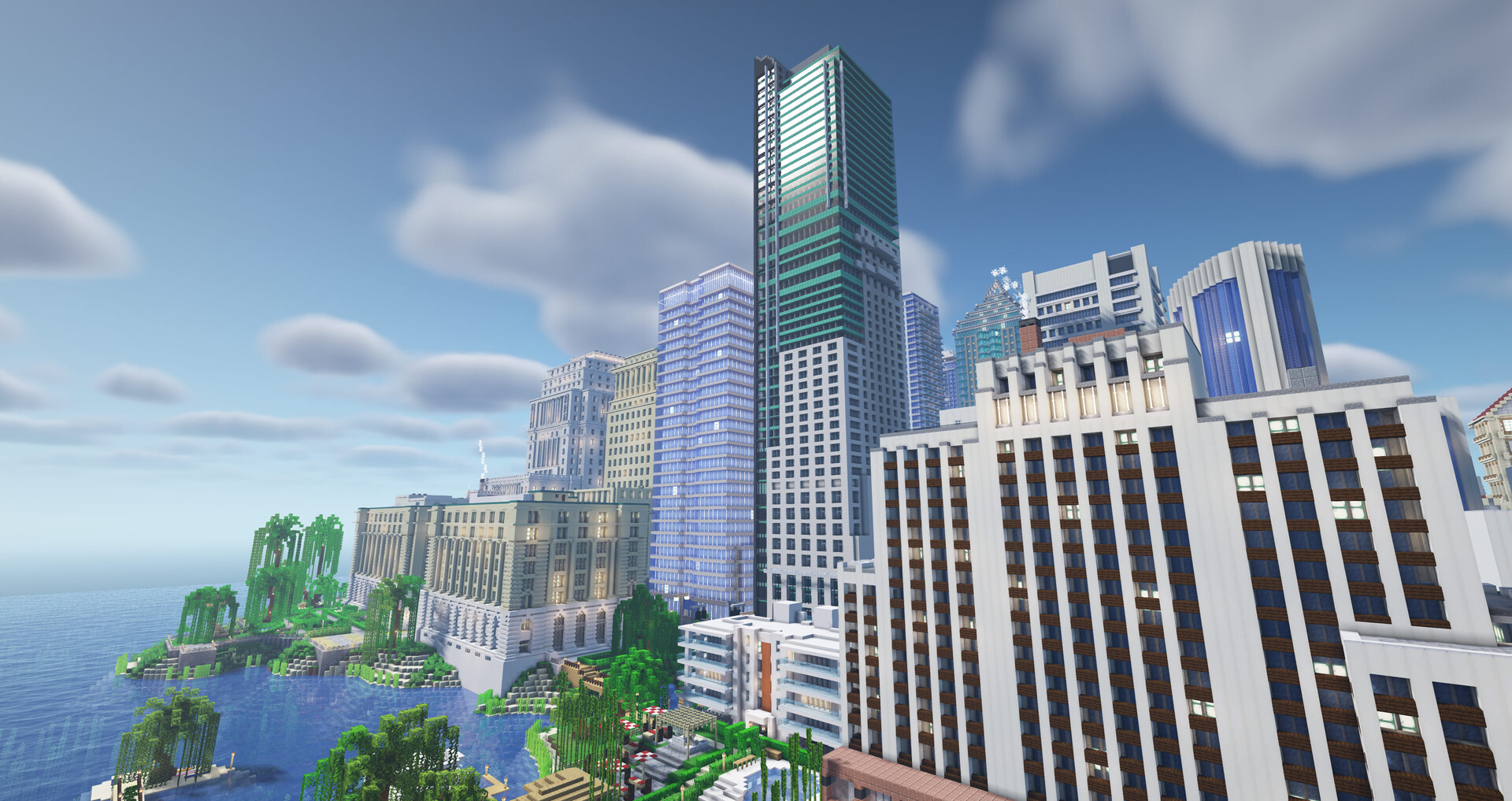 1:1 Azure City Minecraft Map