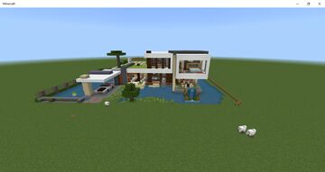 Modern House Minecraft Map & Project