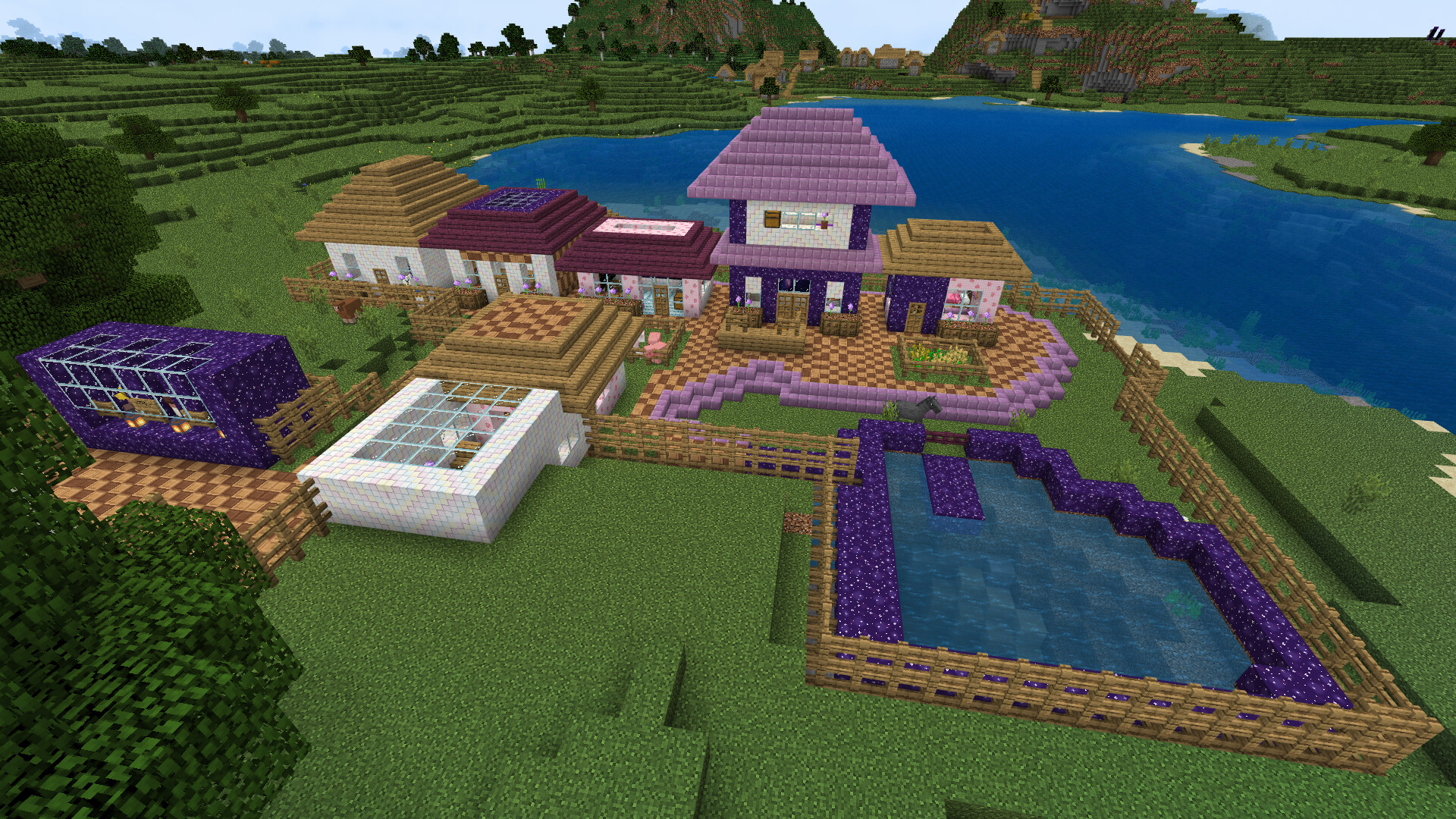 Strawberry Village Minecraft Map