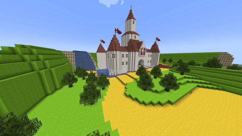 Super Mario 64 Peach Castle (1.18+) Minecraft Map