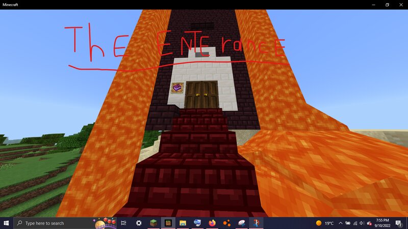 Nether castle Minecraft Map