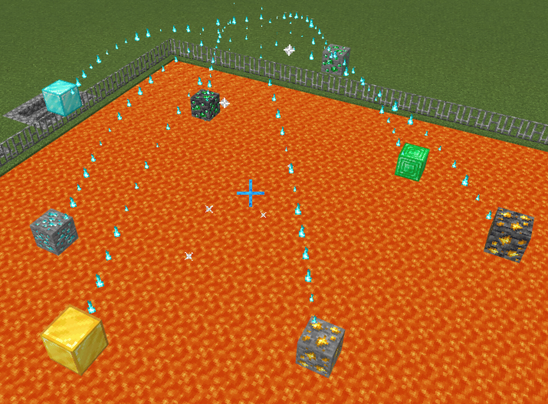 Unobtainable blocks/items and cool commands (bedrock, world download