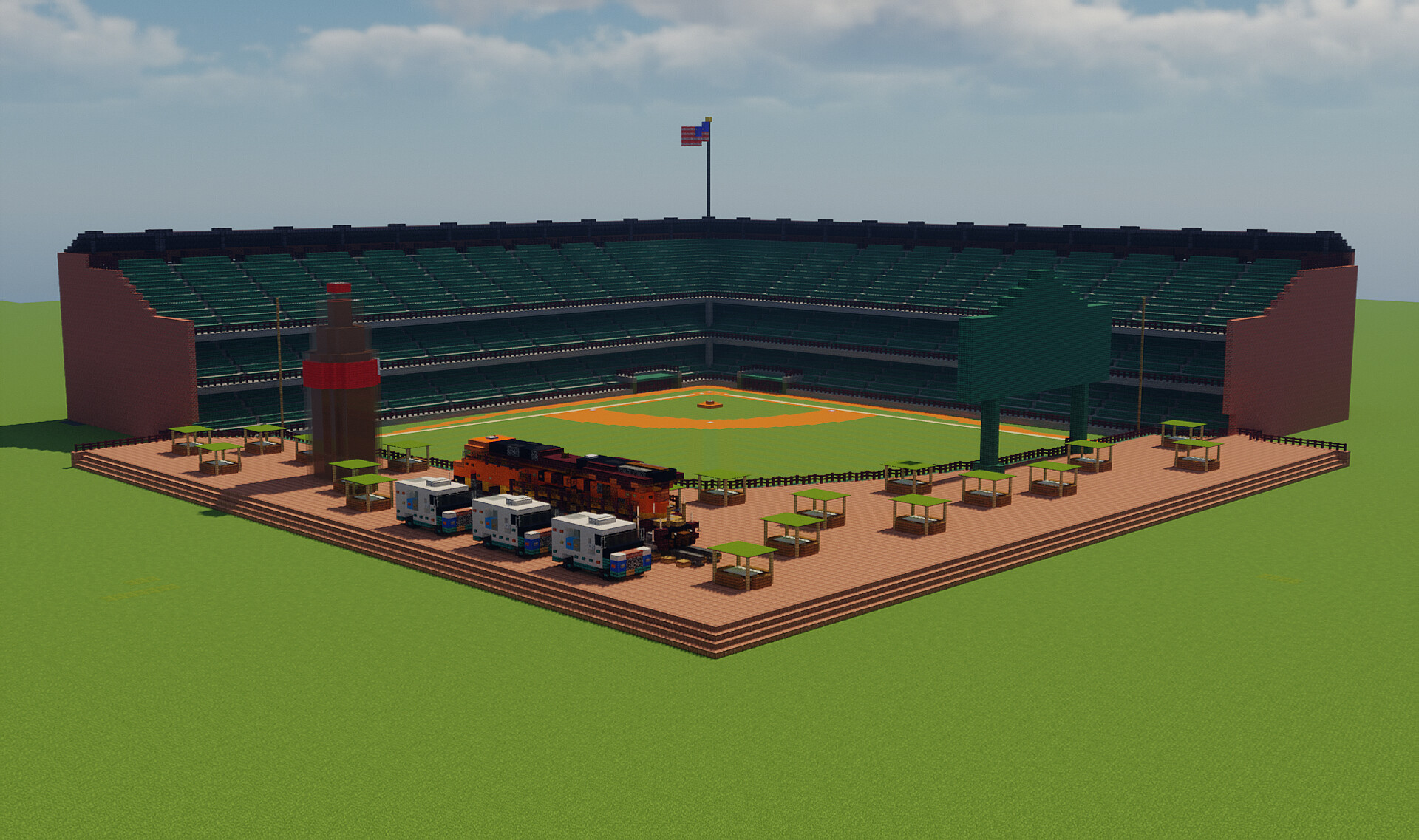 Baseball Feild Minecraft Map