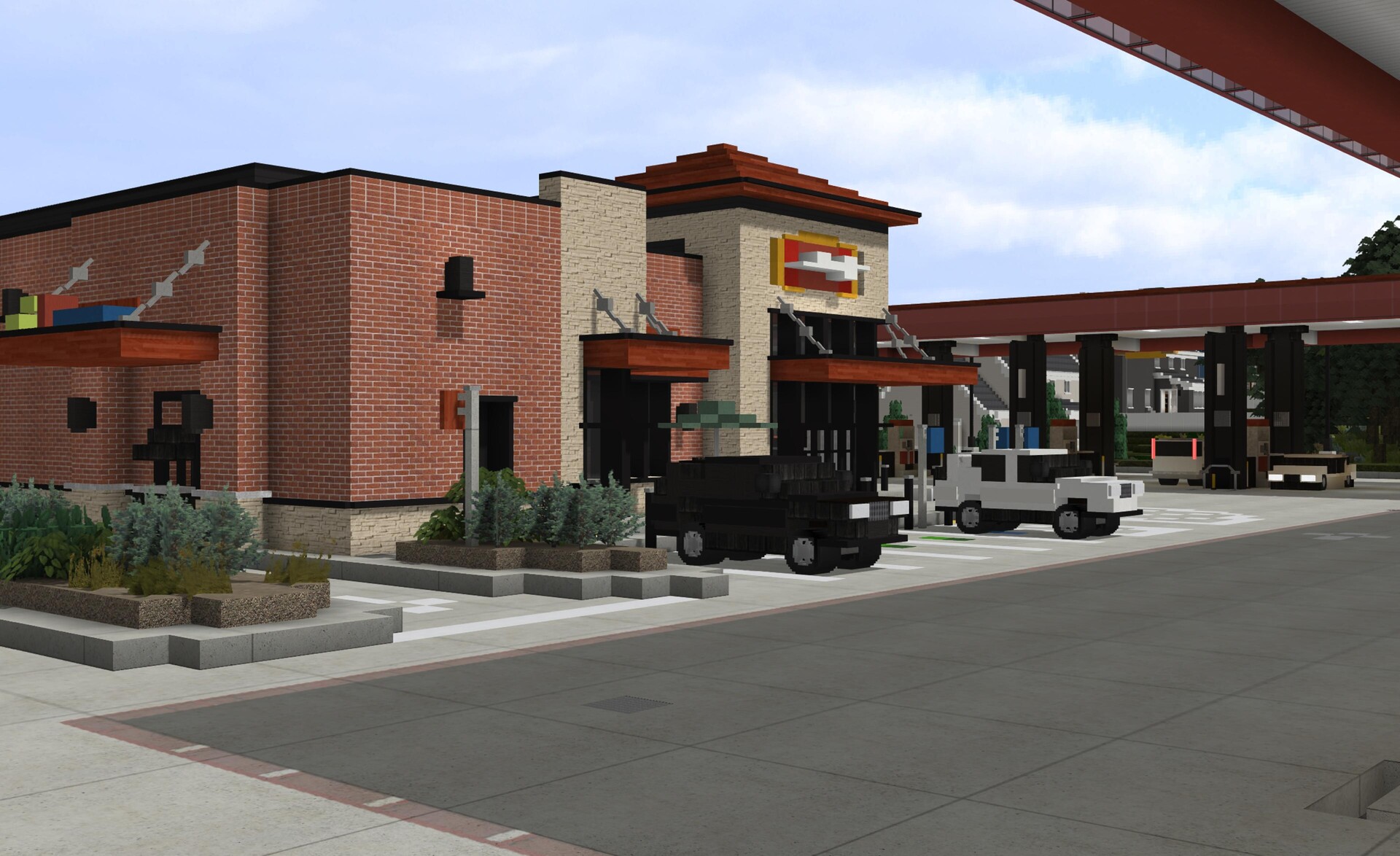 Sheetz Gas Station TRS Minecraft Map