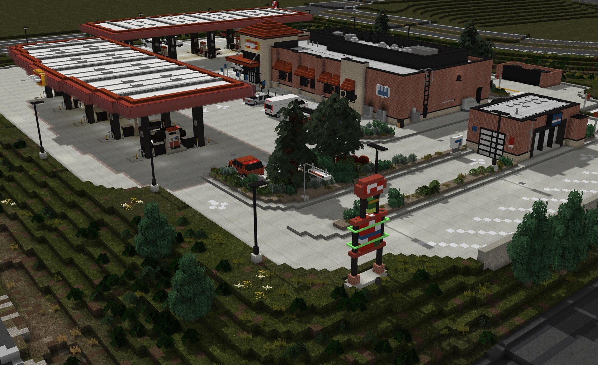 Sheetz Gas Station TRS Minecraft Map