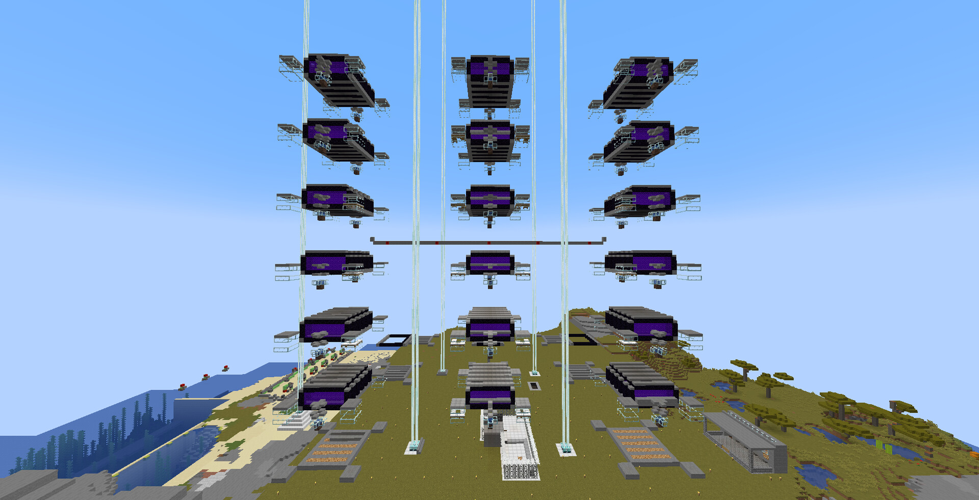 Portal Based Iron Farm Minecraft Map