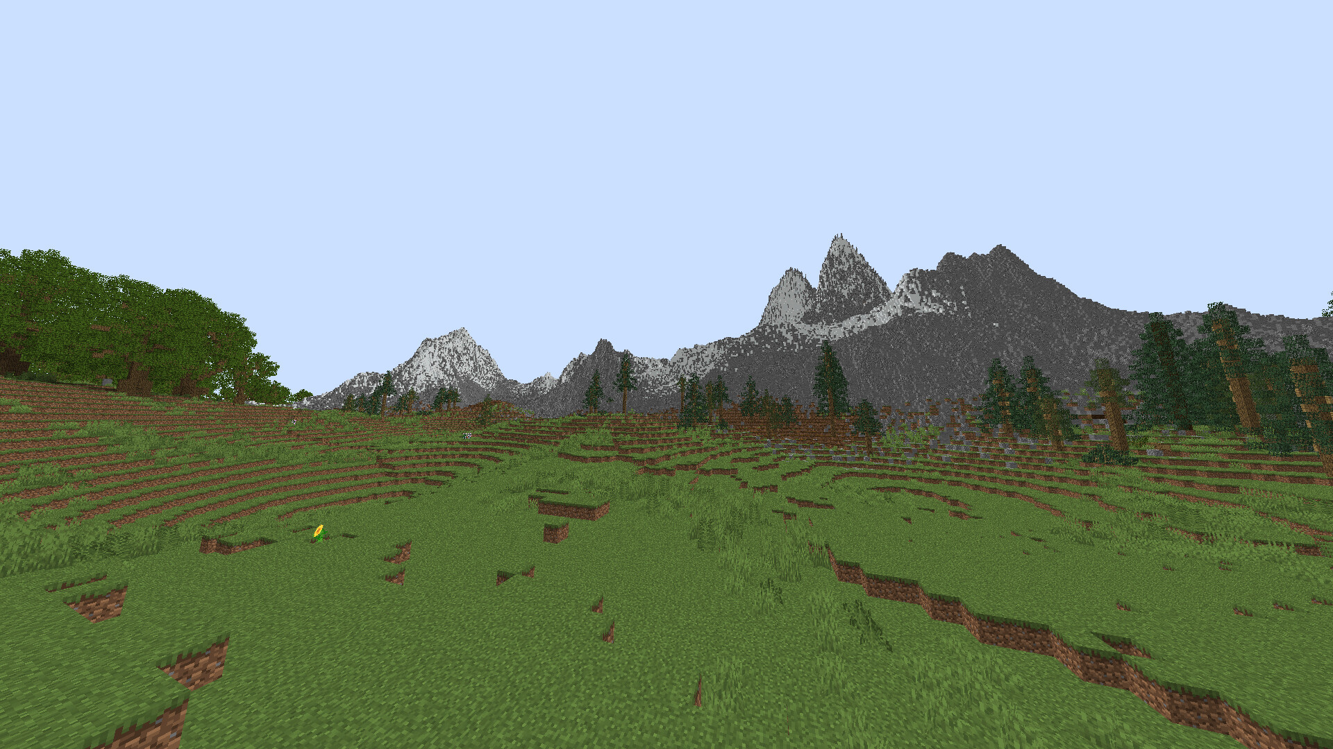 Three Biomes [FREE DOWNLOAD] 4000x4000 Custom Terrain Minecraft Map