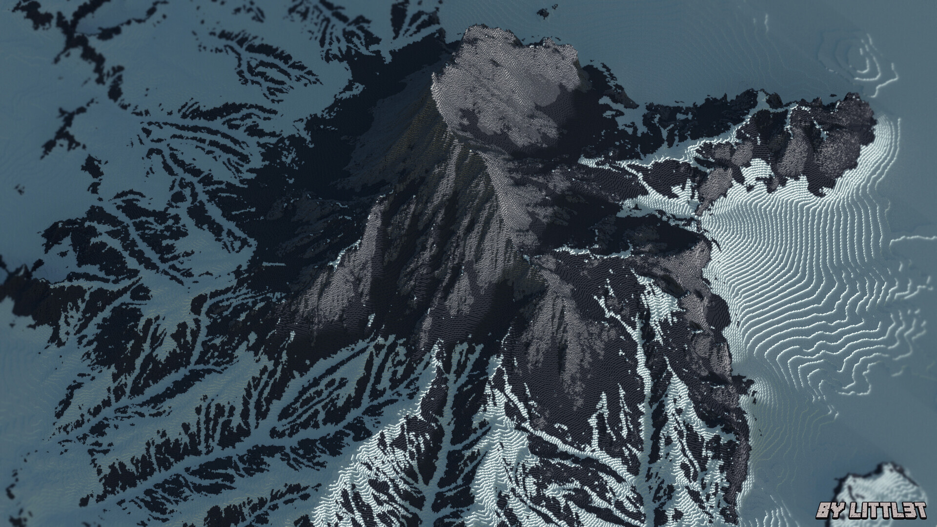 Snowy mountains (Download) Minecraft Map