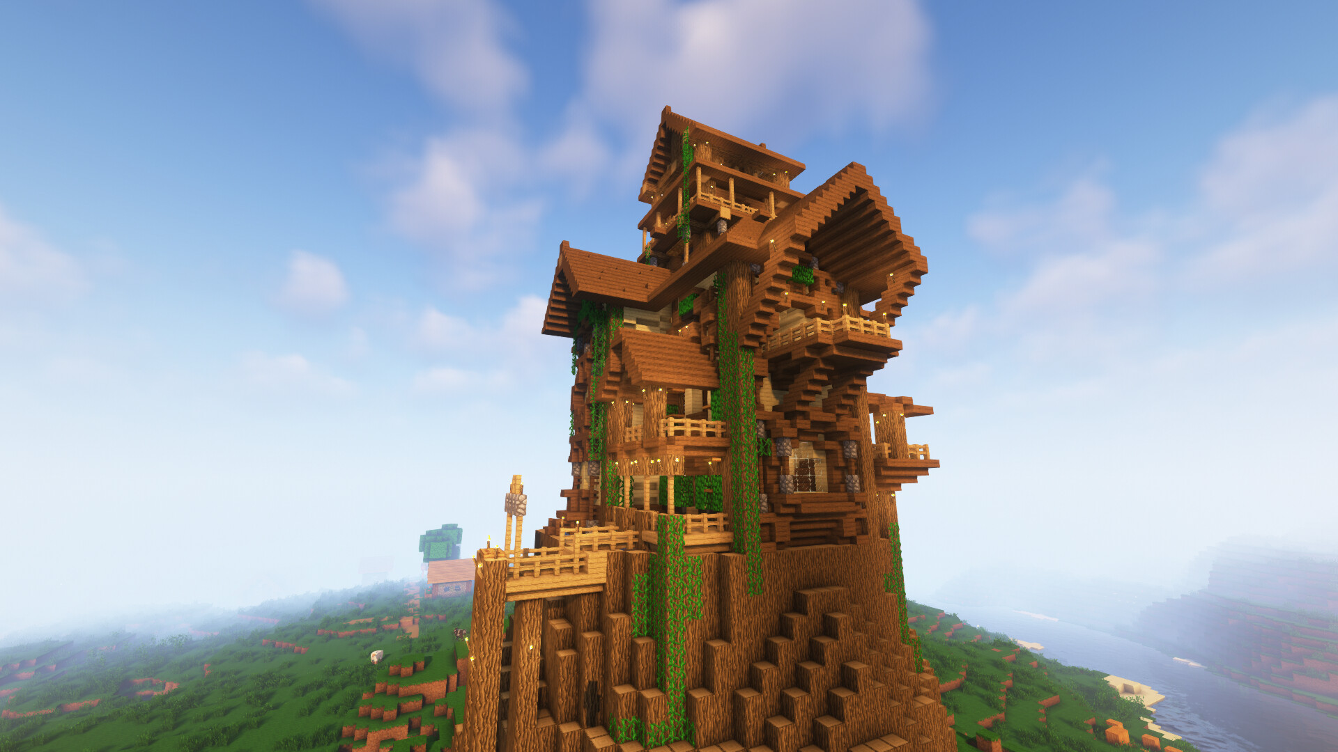 Log House Minecraft Map