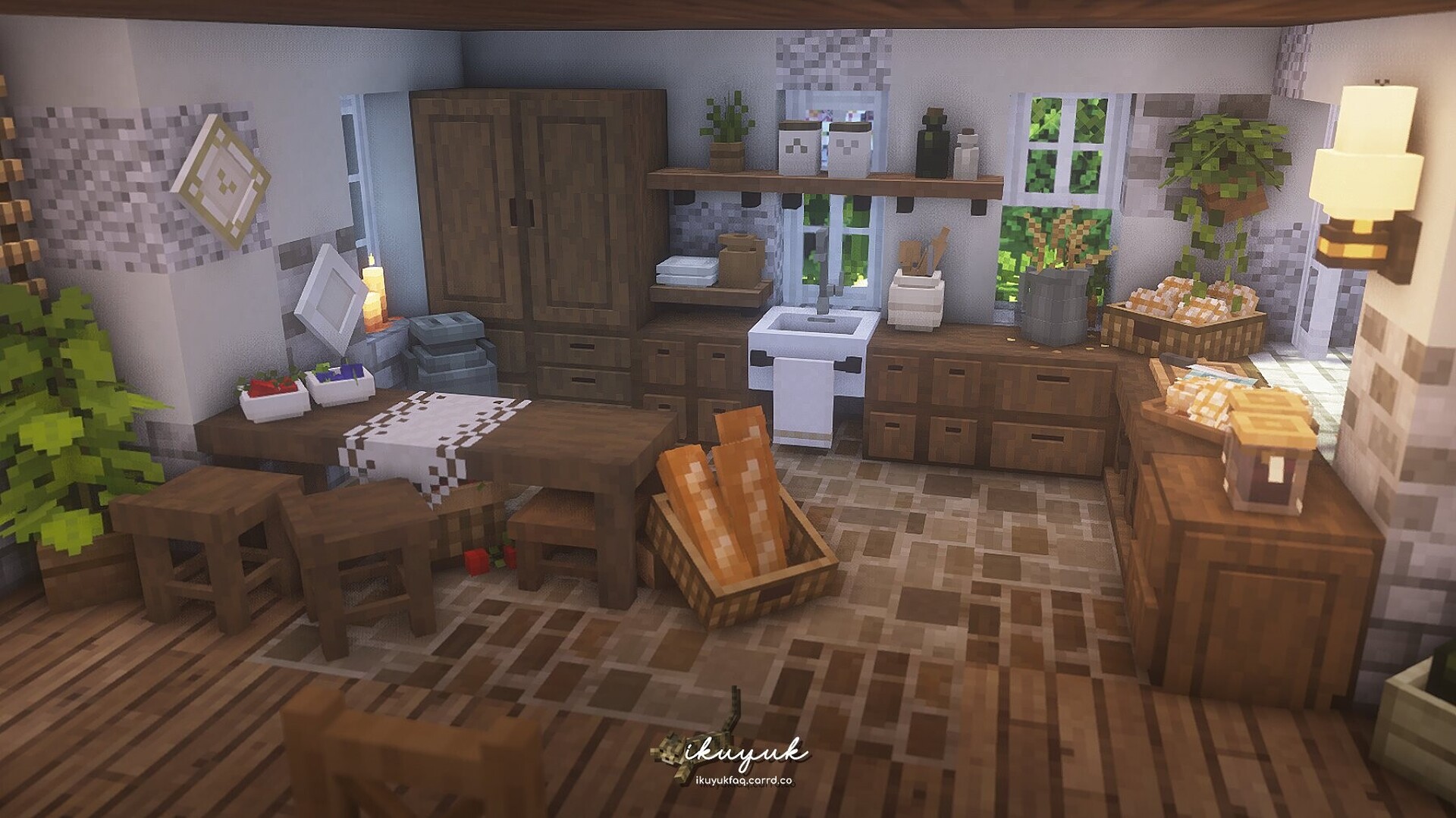 Spring Cotton Farmhouse 】~ mizunos16`craft Minecraft Map