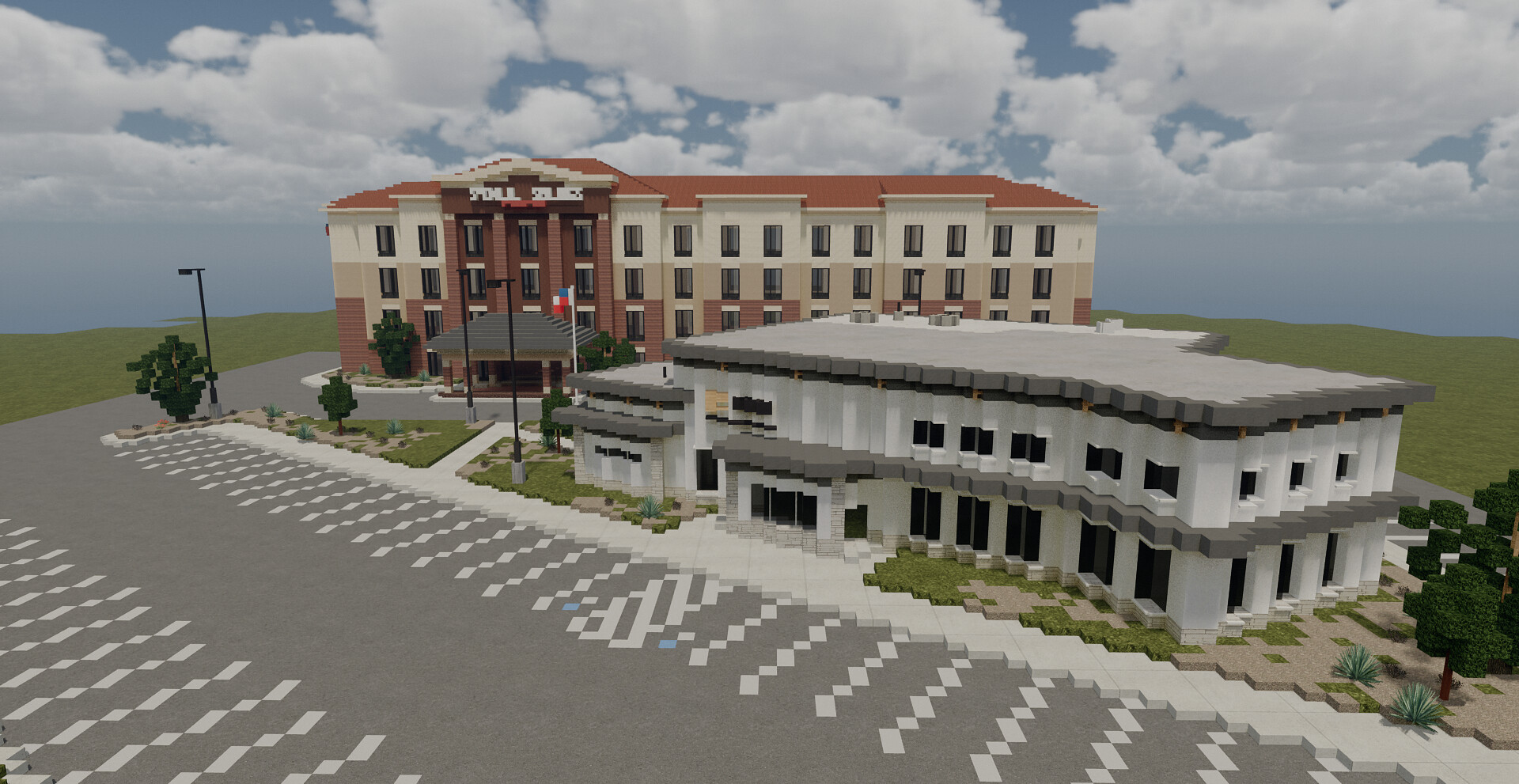 Marriott Hotel & Restaurant Minecraft Map