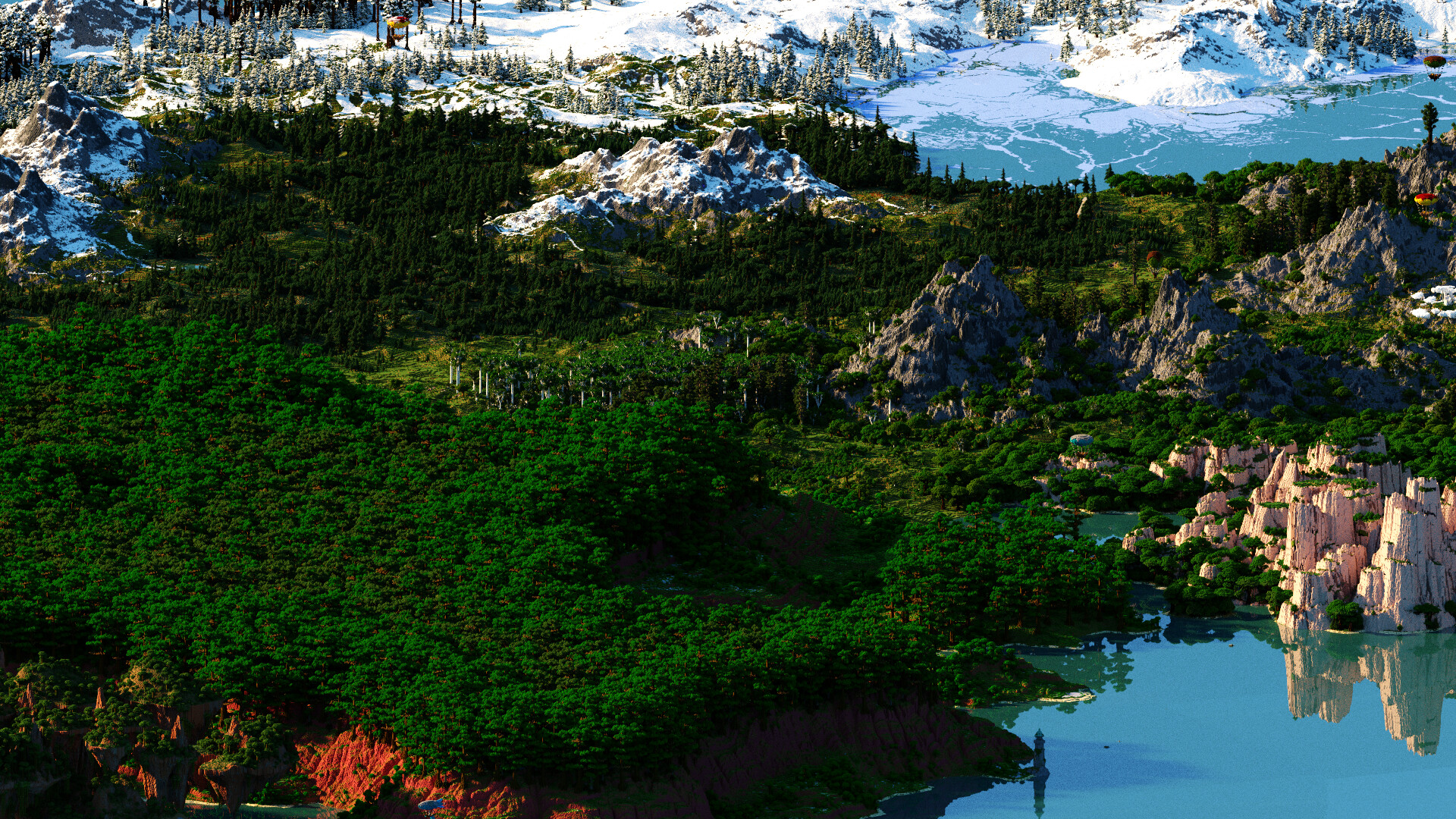 Downstone - 16000x16000 | 1.12 - 1.19+ | Landscape & Survival Map ...