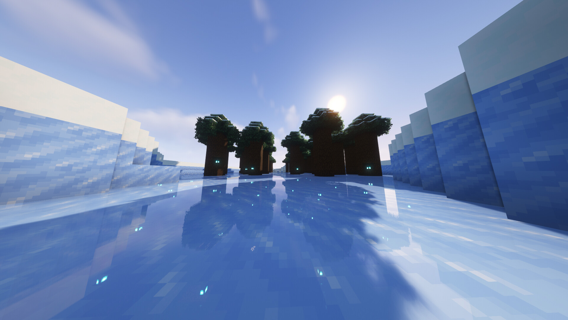 Under the Ice Biome Build Minecraft Map