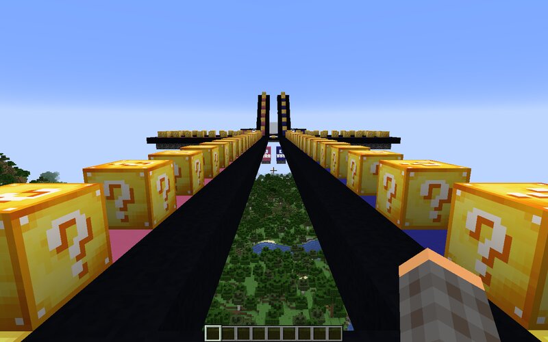 ColourBlock Lucky Block Race Minecraft Map
