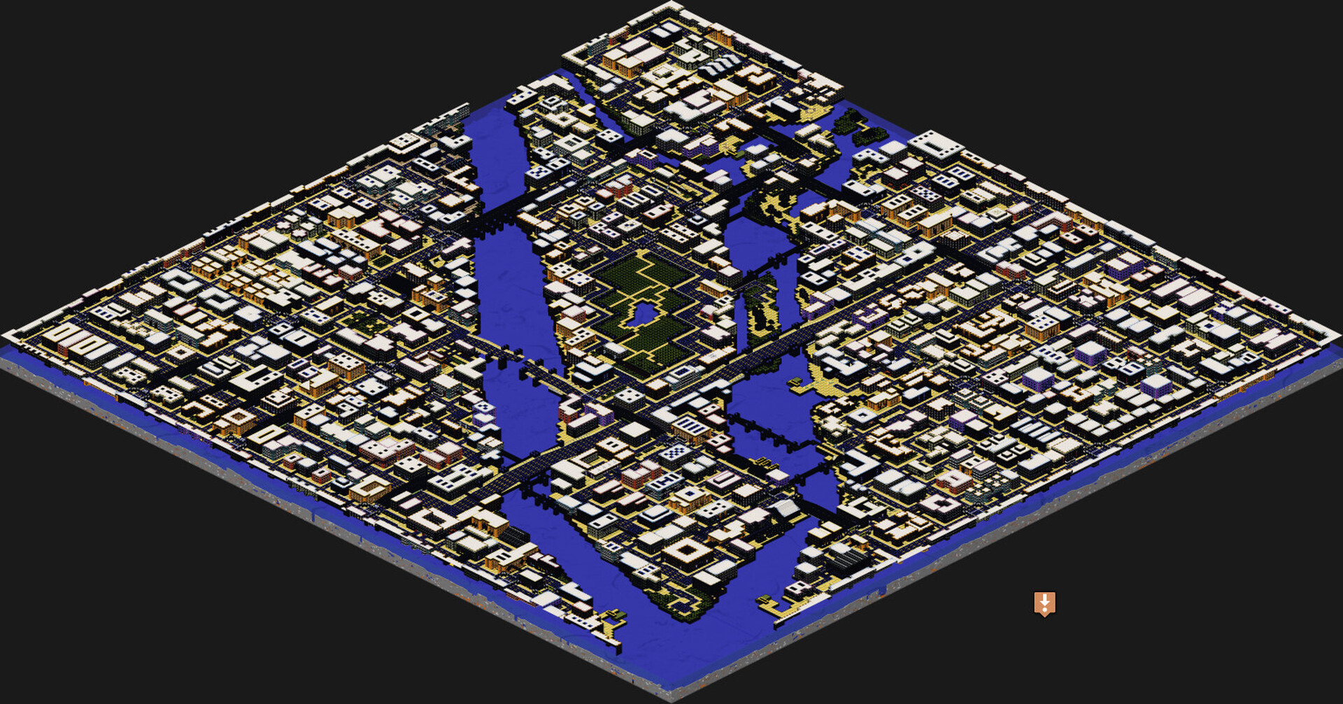 Liberty City - Grand Theft Auto 1 Minecraft Map