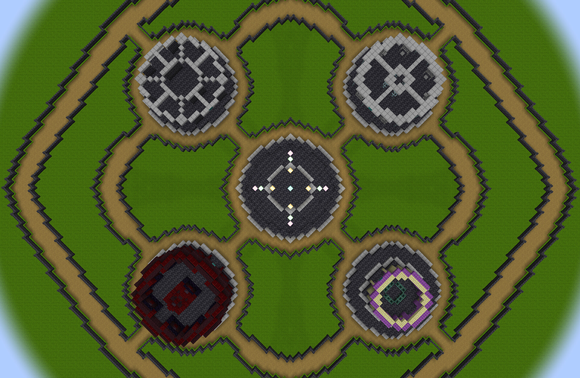 Simple Super Flat Spawn Minecraft Map