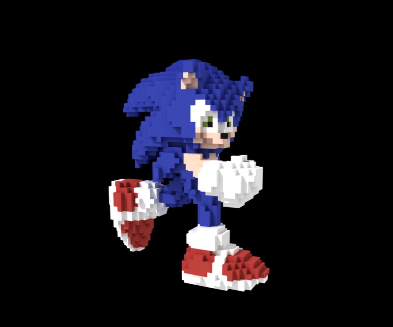 Sonic Statue Minecraft Map