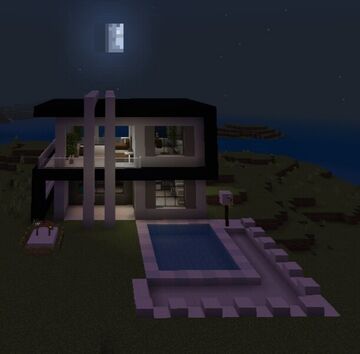 High-Tech Modern House Minecraft Map & Project