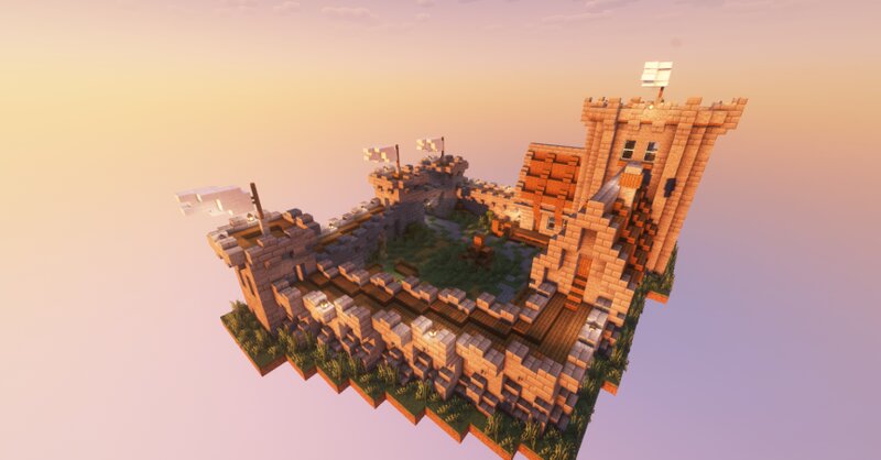 A Medieval Small Fort [1.16.5] Schematic FREE Minecraft Map