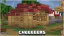 Small Oak/Mangrove Medieval Market Book Stall (with Litematic file) Minecraft Map & Project