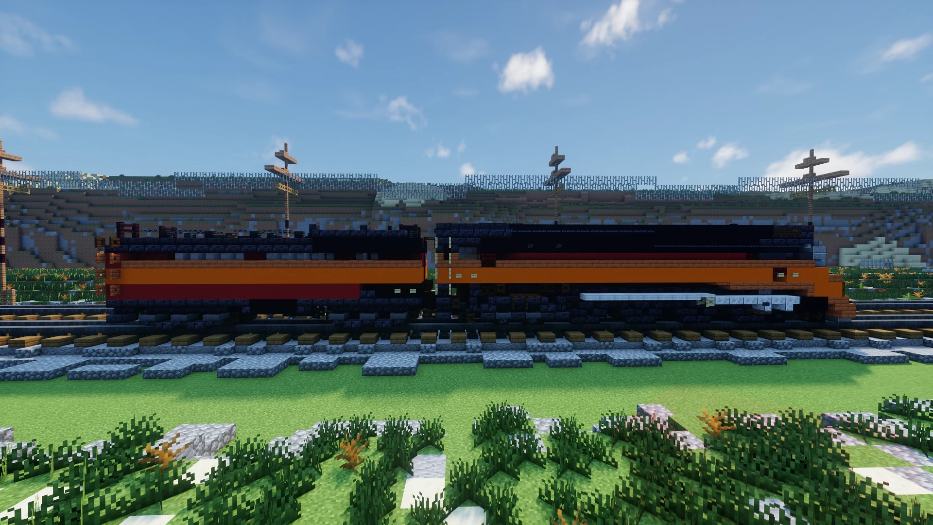 Southern Pacific 4449 Daylight Steam Locomotive Minecraft Map