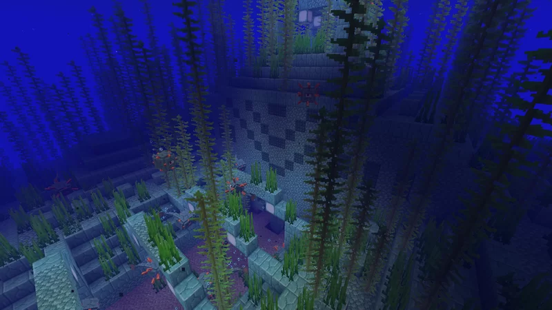 Drained Monument Minecraft Map