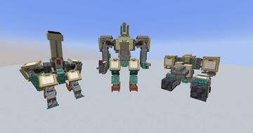 Overwatch Bastion E54 - no mod (command)x(Made in BDEngine) Minecraft Map & Project