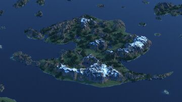 Witcher skellige - 10000 x 10000 RPG map Minecraft Map & Project