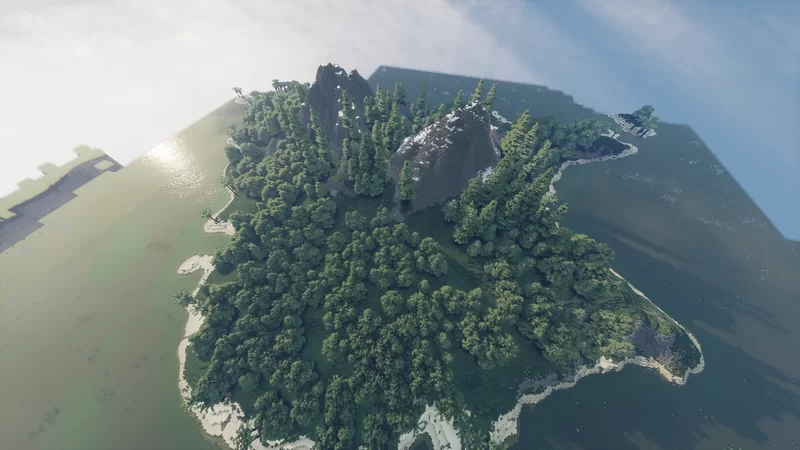 Mountain Island - By Manwe Minecraft Map