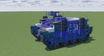 Warhammer 40K Rhino Armored Personnel Carrier (1.5:1 Scale) Minecraft Map & Project