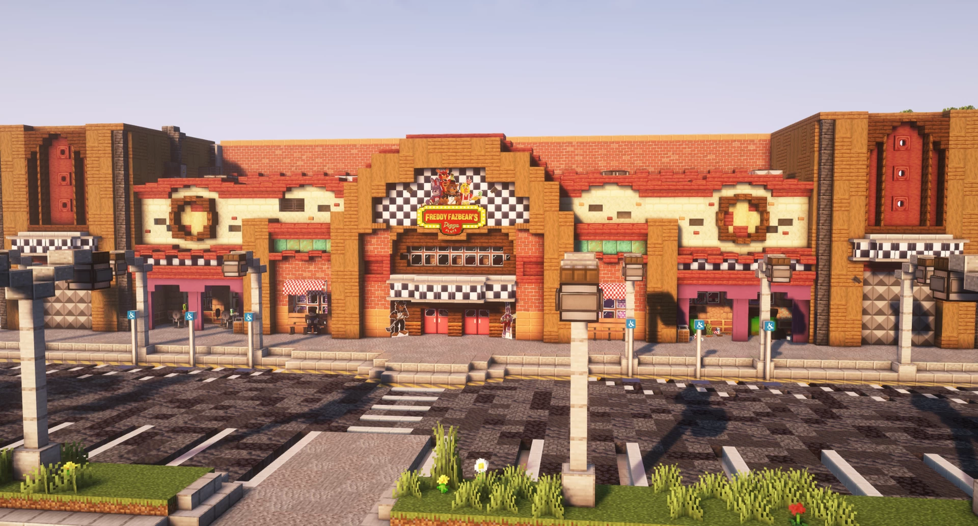 Freddy Fazbear's Pizza || FNAF 1 Remake Map || Minecraft 1.19 Minecraft Map, image size:1920x1032